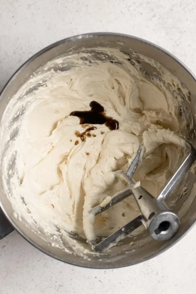 vanilla paste added to ermine frosting