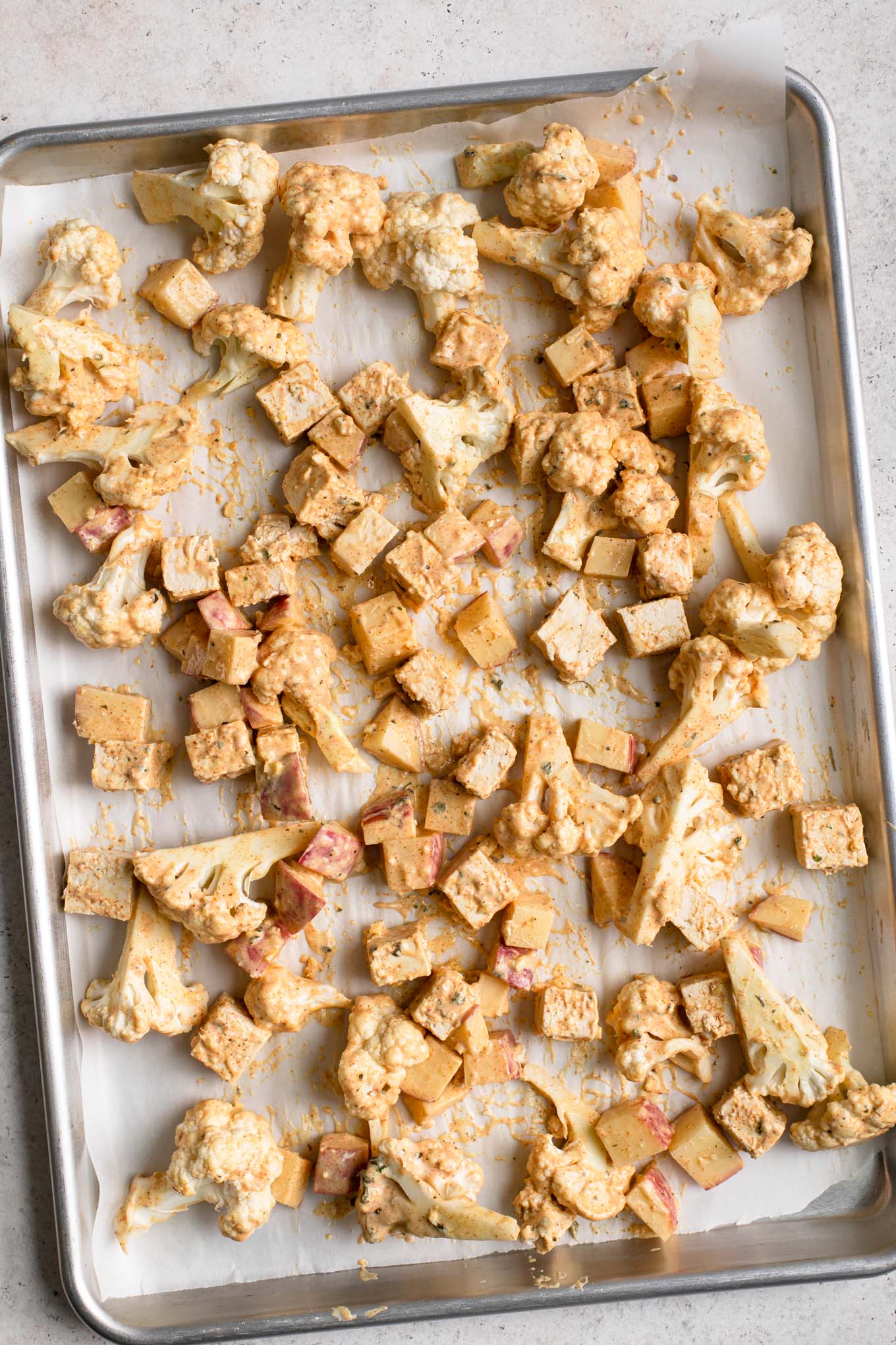 Vegan Tandoori Sheet Pan Dinner • The Curious Chickpea