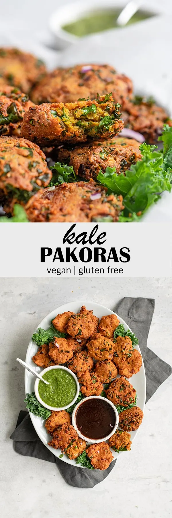 Kale Pakoras  - 2