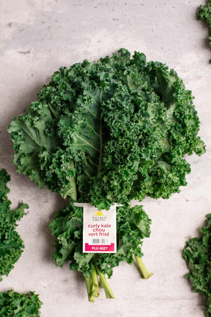 bunch of nature's greens kale
