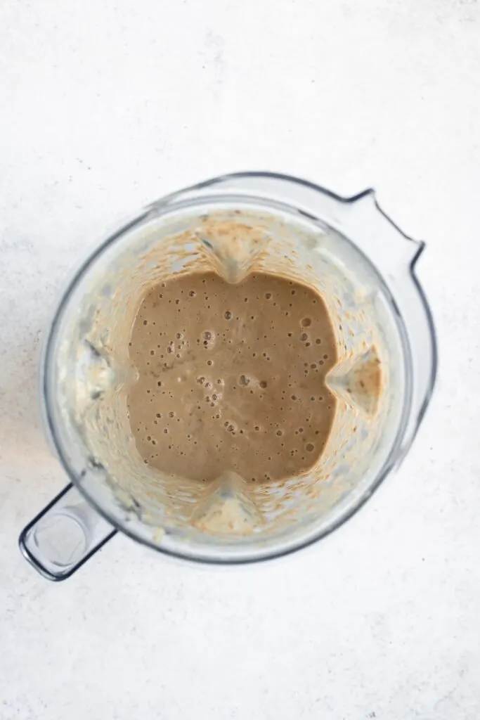 blended vegan mushroom gravy