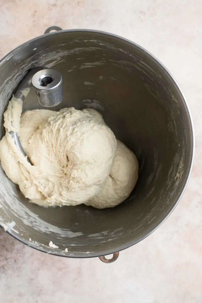 kneaded dough before butter is added