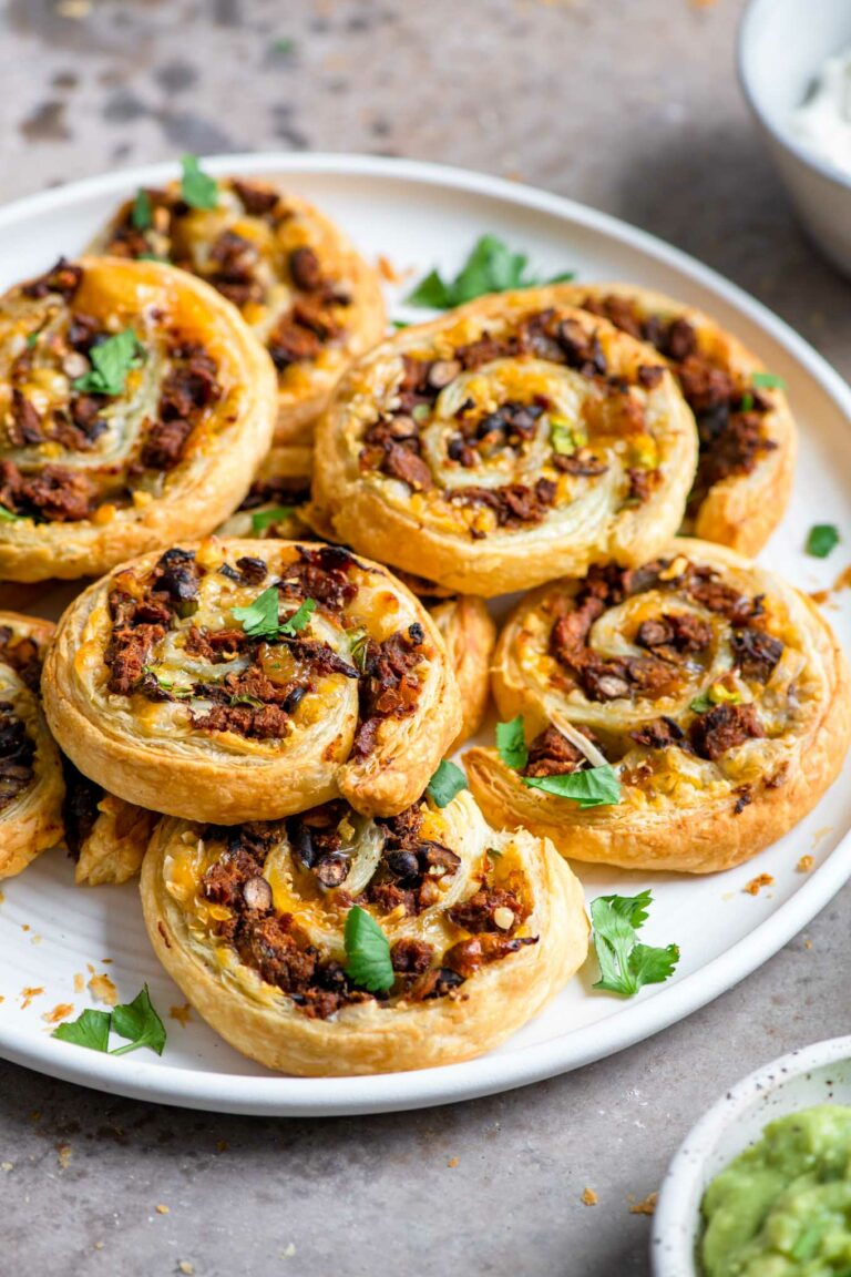 Vegan Taco Pinwheels • The Curious Chickpea