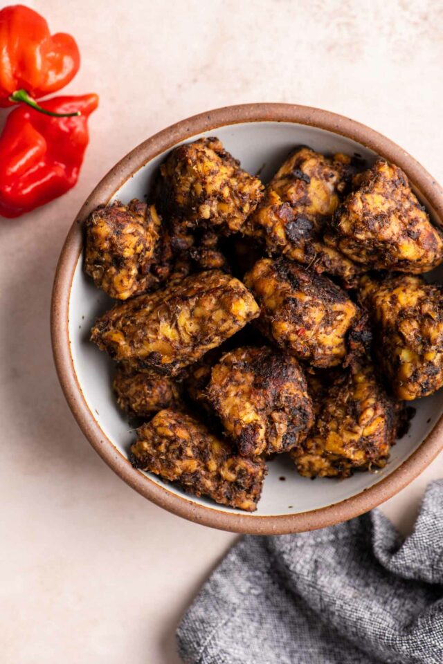 Jamaican Jerk Tempeh • The Curious Chickpea